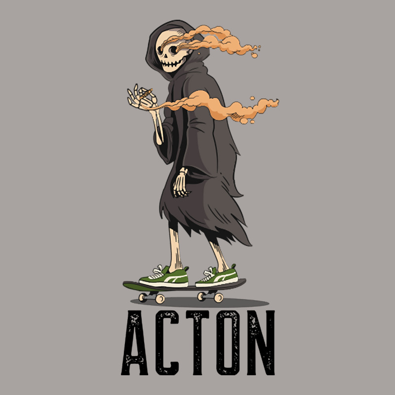 Limited Edition Acton Los Angeles California, Skeleton On A Skateboard Racerback Tank | Artistshot