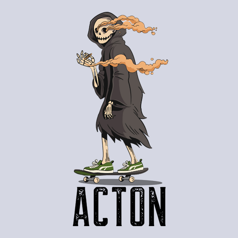 Limited Edition Acton Los Angeles California, Skeleton On A Skateboard Fleece Short | Artistshot