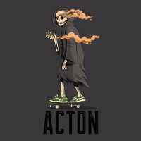 Limited Edition Acton Los Angeles California, Skeleton On A Skateboard Ladies Curvy T-shirt | Artistshot