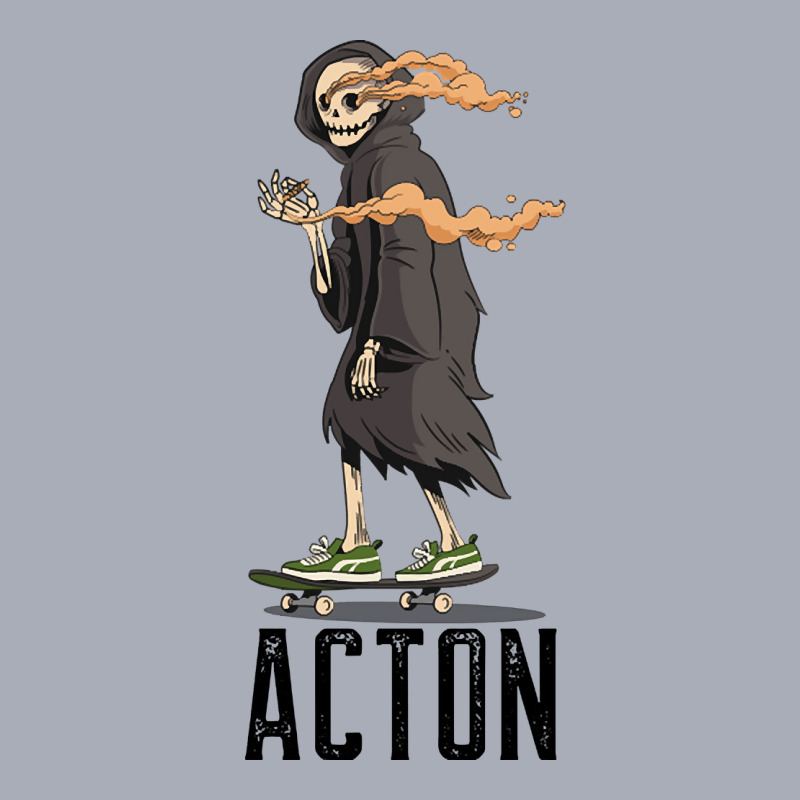 Limited Edition Acton Los Angeles California, Skeleton On A Skateboard Tank Dress | Artistshot