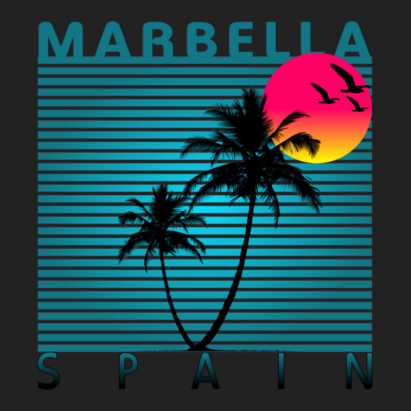 Marbella Spain Summer Beach Sun Vacations Souvenir Tshirt Baby 70s Backpack | Artistshot