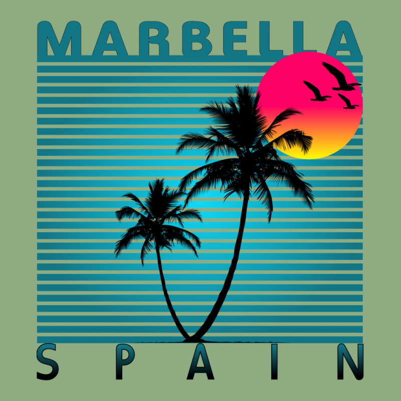 Marbella Spain Summer Beach Sun Vacations Souvenir Tshirt Baby 70s License Plate | Artistshot