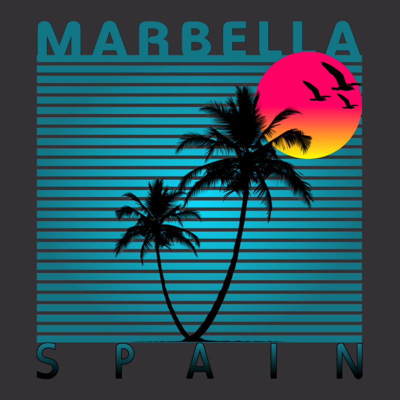 Marbella Spain Summer Beach Sun Vacations Souvenir Tshirt Baby 70s Vintage Hoodie And Short Set | Artistshot