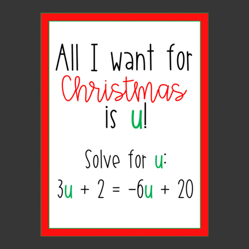 Holiday Math Teacher All I Want For Christmas Is U Equation Long Sleev Toddler Hoodie by been | Artistshot