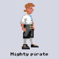 Mighty Pirate Baby 70s Fleece Short | Artistshot