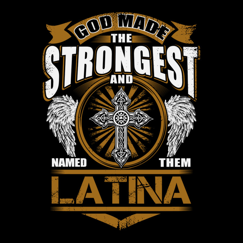 Latina Name T   God Found Strongest And Named Them Latina Gift Love Hi Men's Long Sleeve Pajama Set by bernycqazazj | Artistshot