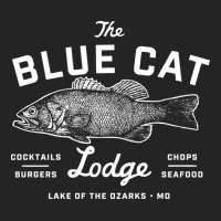 Ozark Blue Cat Lodge Missouri Gift 3/4 Sleeve Shirt | Artistshot