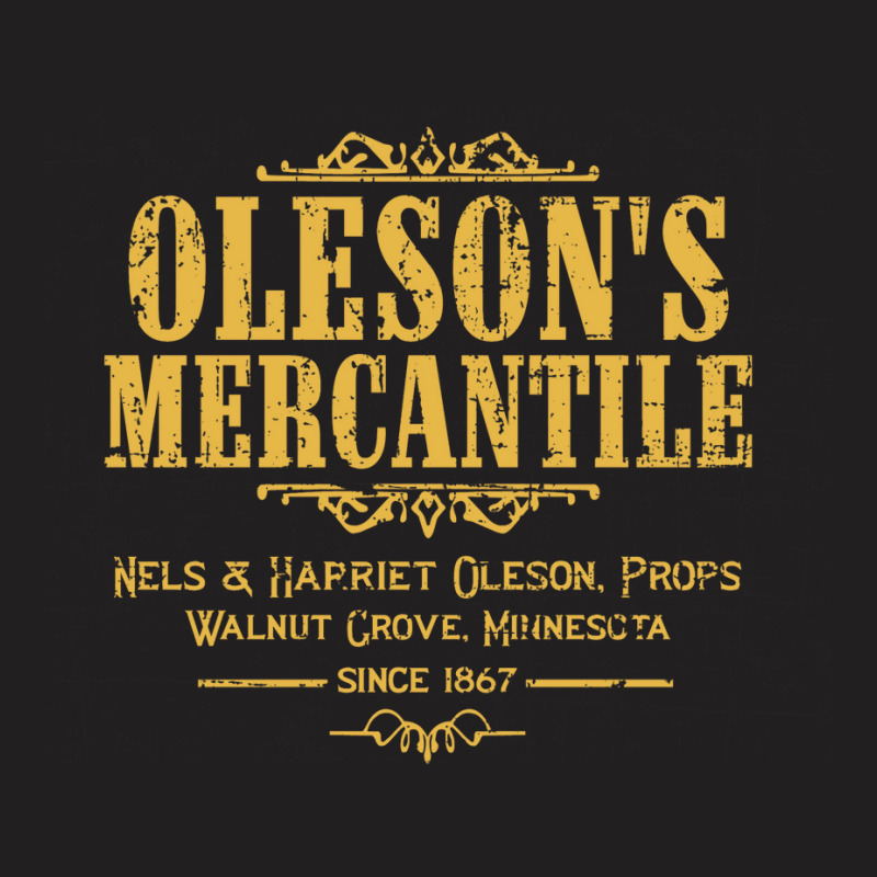 Olesons Mercantile From Little House On The Prairie T-Shirt by fizzoviklea | Artistshot