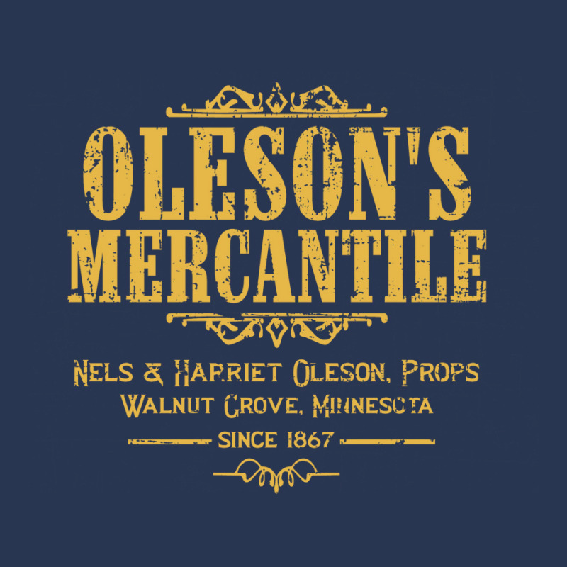 Olesons Mercantile From Little House On The Prairie Men Denim Jacket by fizzoviklea | Artistshot