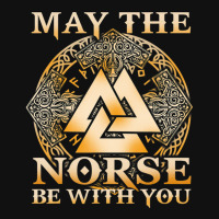 Trending May The Norse Be With You Nordic Mythology Warrior Front Car Mat | Artistshot