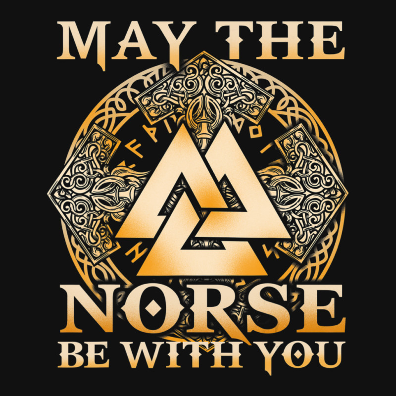 Trending May The Norse Be With You Nordic Mythology Warrior Front Car Mat | Artistshot