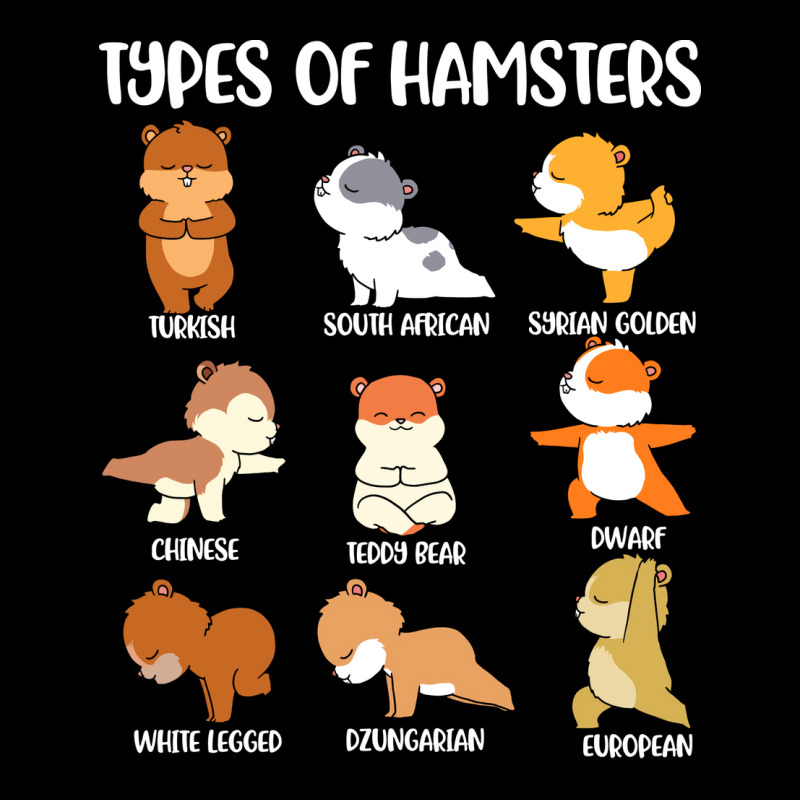 Types Of Hamsters Funny Hamster Music Girl Men's 3/4 Sleeve Pajama Set | Artistshot