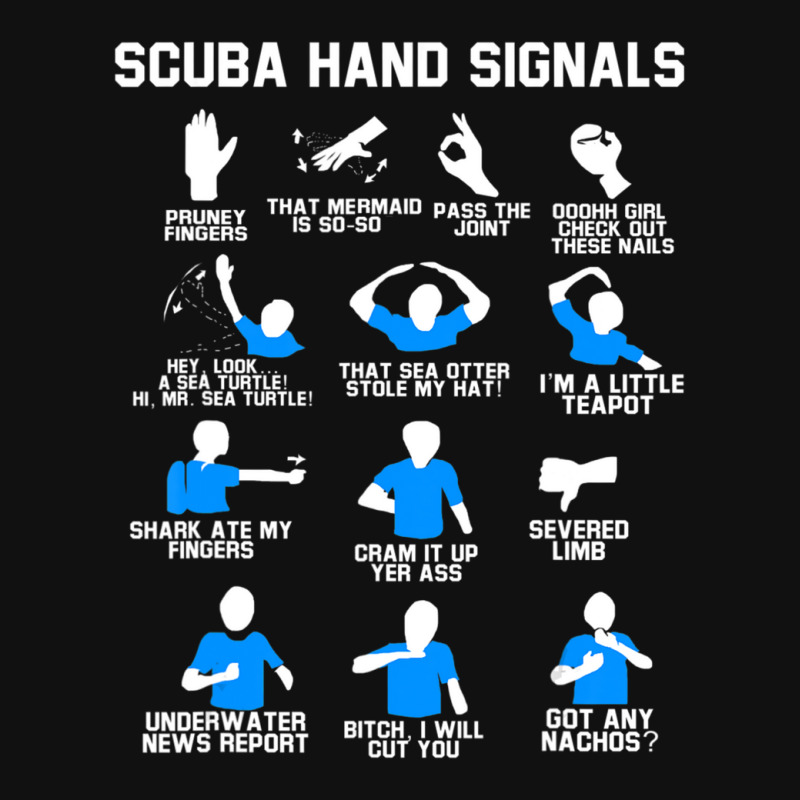 Hot Trend Scuba Hand Signals Diver Hand Sign Graphic Youth T-shirt by Sierra Dennis | Artistshot