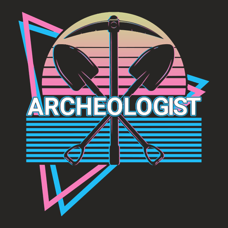 Hot Trend Archeologist Archeology Vaporwave Aesthetic Retro Gift Ladies Fitted T-Shirt by Box Bingham | Artistshot