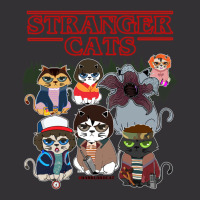 Stranger Cats Funny Vintage Hoodie And Short Set | Artistshot