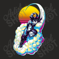 Goku With Kinton Cloud Ladies Fitted T-shirt | Artistshot