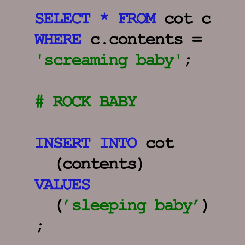 Mysql Code New Baby  Rock Baby To Sleep Baby Green Vintage Short | Artistshot