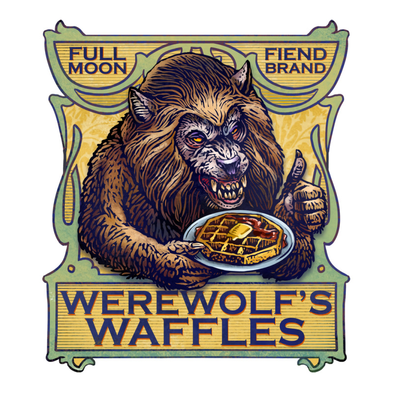 Werewolfs Waffles Nostalgia Men's Long Sleeve Pajama Set by fizzoviklea | Artistshot