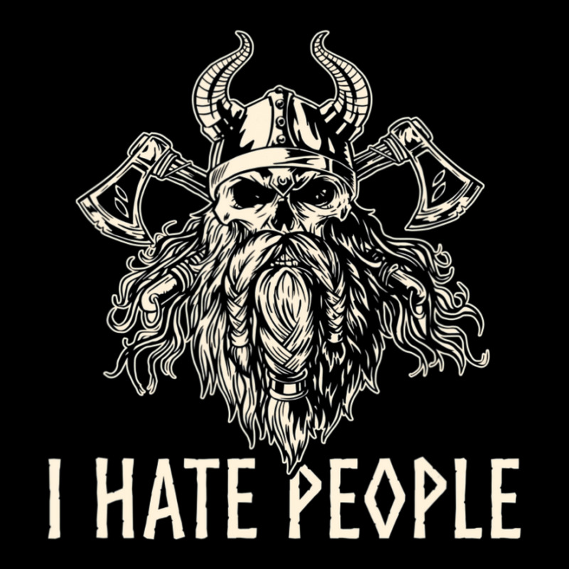 Hot Trend Mens I Hate People Norse Mythology Viking Adjustable Cap by Sizemore Adame | Artistshot