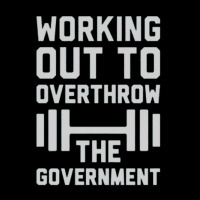 Working Out To Overthrow The Government Legging | Artistshot