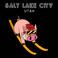 Salt Lake City Utah   Funny Pig Ski Tank Top Toddler 3/4 Sleeve Tee | Artistshot