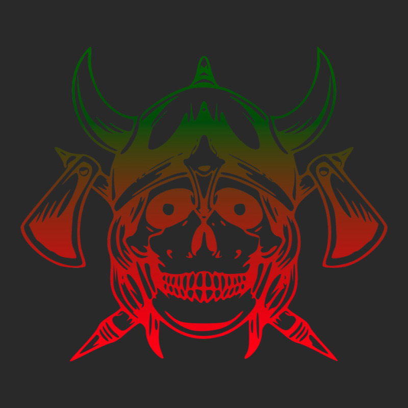 Multicolored Scandinavian Viking Skull In Helmet With  Crossed Axes Mo Printed Hat | Artistshot