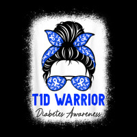 Type 1 Diabetes Warrior Shirt T1d Awareness Month Messy Bun Toddler Sweatshirt | Artistshot