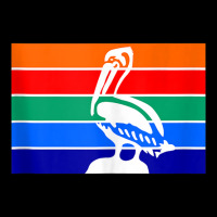 St. Petersburg Florida Pelican Flag Local Heritage Pride Tank Top Cropped Hoodie | Artistshot