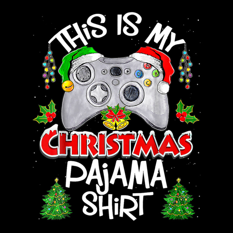 This Is My Christmas Pajama Santa Hat Gamer Video Game Games Zipper Hoodie | Artistshot