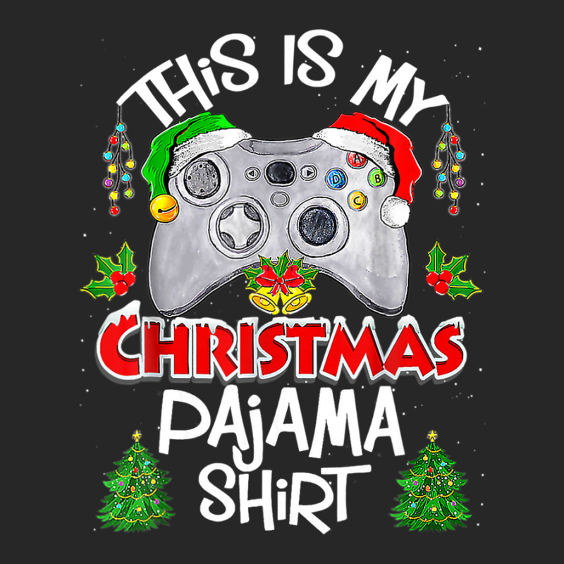 This Is My Christmas Pajama Santa Hat Gamer Video Game Games Men's T-shirt Pajama Set | Artistshot