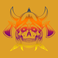 Multicolored Scandinavian Viking Skull In Helmet With Crossed Axes Mod T-shirt | Artistshot