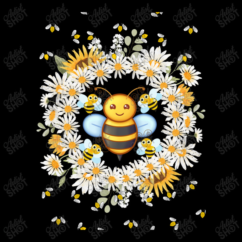 Bee And Flowers Pocket T-shirt | Artistshot