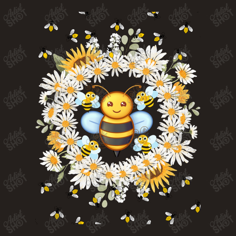 Bee And Flowers Tank Top | Artistshot