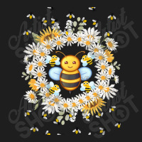 Bee And Flowers Classic T-shirt | Artistshot