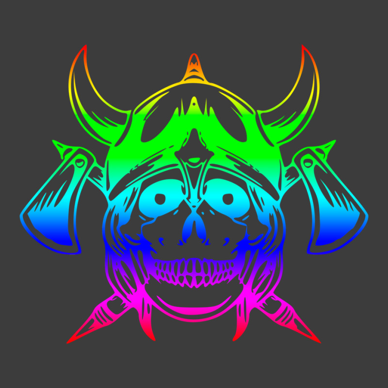 Multicolored Scandinavian Viking Skull In Helmet With Crossed Axes Mod Men's Polo Shirt | Artistshot