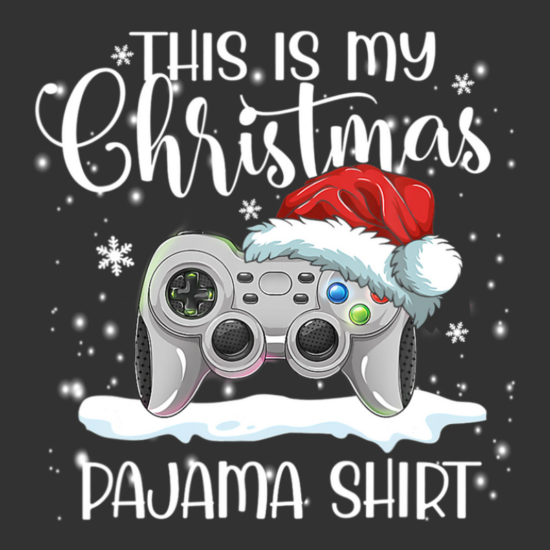 This Is My Christmas Pajama Video Game Santa Hat Gamer Baby Bodysuit | Artistshot