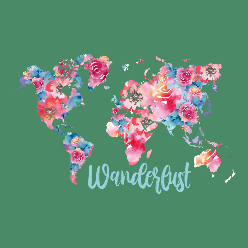 Wanderlust Map Ornament | Artistshot