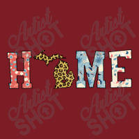 Home State Michigan Map With Floral Pattern And Leopard Texture Flannel Shirt | Artistshot