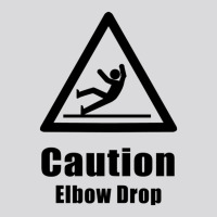 Caution Elbow Drop Women's Triblend Scoop T-shirt | Artistshot