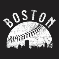 Hot Trend Vintage Boston Massachusetts Skyline T-shirt | Artistshot