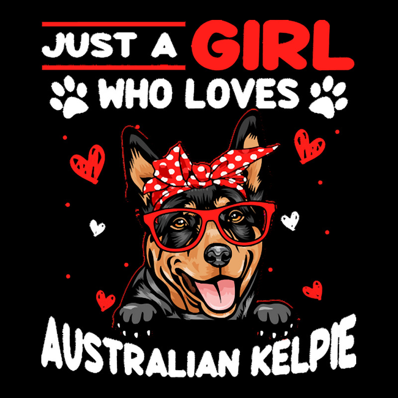 Just A Girl Who Loves Dogs T  Shirt Vintage Just A Girl Who Love Austr Adjustable Cap by umueller742 | Artistshot