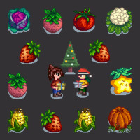 Stardew Valley Vegetables Christmas Gift Vintage Hoodie And Short Set | Artistshot