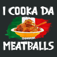 Cooka Da Meatball Funny Italian Slang Italy Food Spaghetti T Shirt Women's Triblend Scoop T-shirt | Artistshot