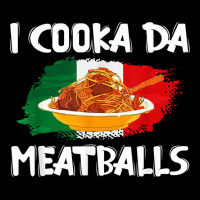 Cooka Da Meatball Funny Italian Slang Italy Food Spaghetti T Shirt Cropped Sweater | Artistshot