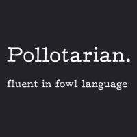 Pollotarian   Fluent In Fowl Language Premium T Shirt Unisex Sherpa-lined Denim Jacket | Artistshot