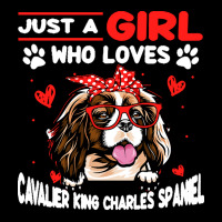 Just A Girl Who Loves Dogs T  Shirt Vintage Just A Girl Who Love Caval Youth Jogger | Artistshot