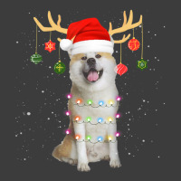 Limited Edition Reindeer Akita Dog With Santa Hat Christmas Light Xmas Men's Polo Shirt | Artistshot