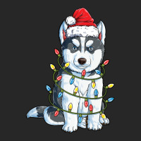 Hot Trend Siberian Husky Santa Christmas Tree Lights Xmas Boys Women's Pajamas Set | Artistshot