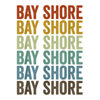 Bay Shore City Retro T Shirt Crop Top | Artistshot