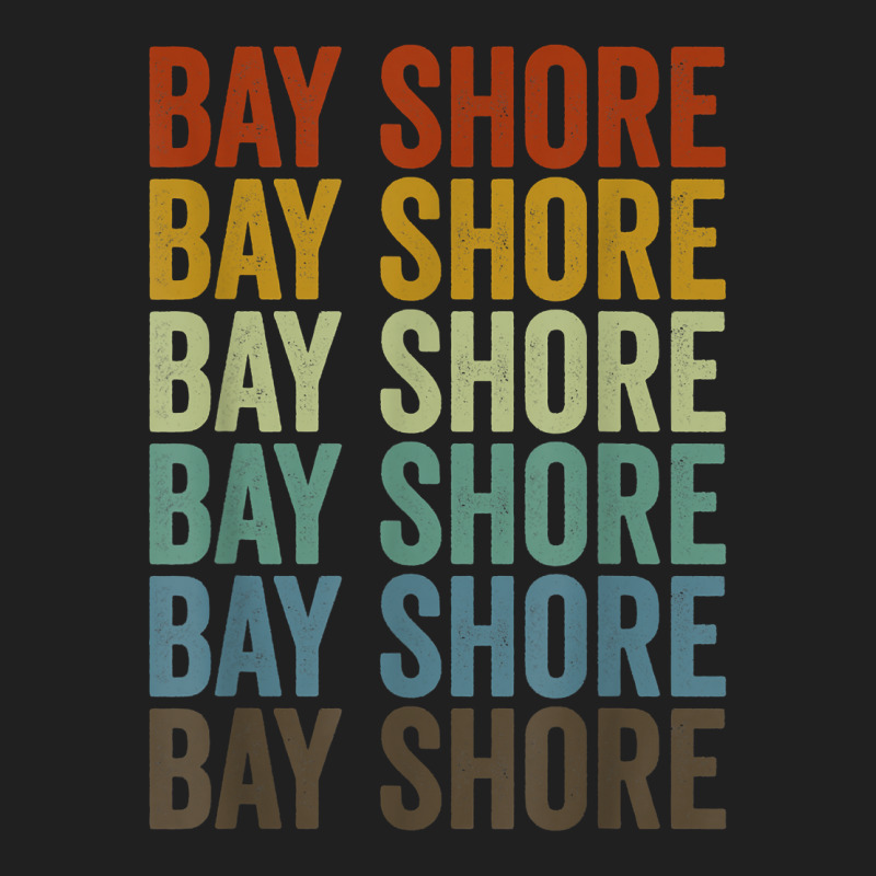 Bay Shore City Retro T Shirt Ladies Polo Shirt by nilda1pr4klauer | Artistshot